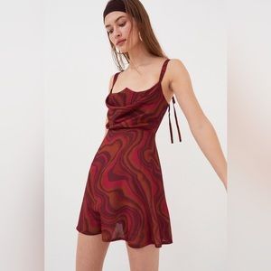 NWT For Love & Lemons Eleanor Mini Dress